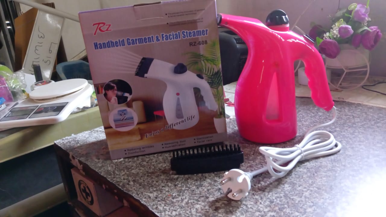 Portable 4 in 1 Handheld Garment Steamer & Facial Steamer Electric Iron Steam Portable Handy Vapor Steamer Portable 4 in 1 Handheld Garment Steamer & Facial Steamer Electric Iron Steam Portable Handy Vapor Steamer